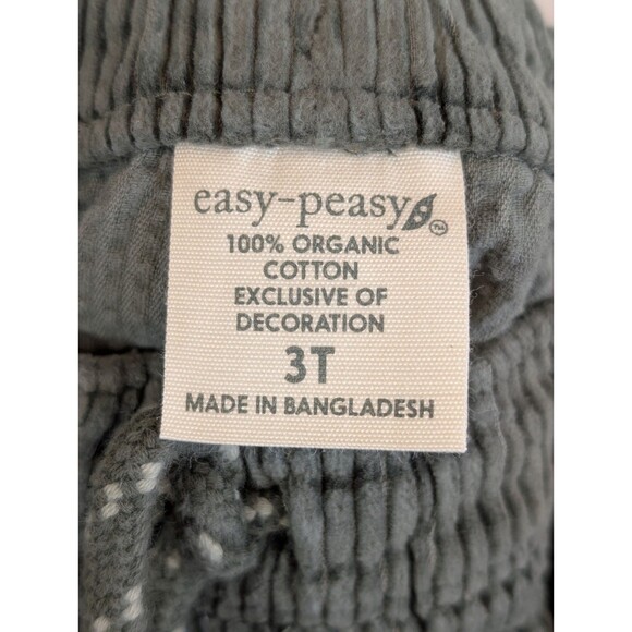 Ez-Peazy Boy's Green Corduroy Pants Size 3T - Picture 3 of 3